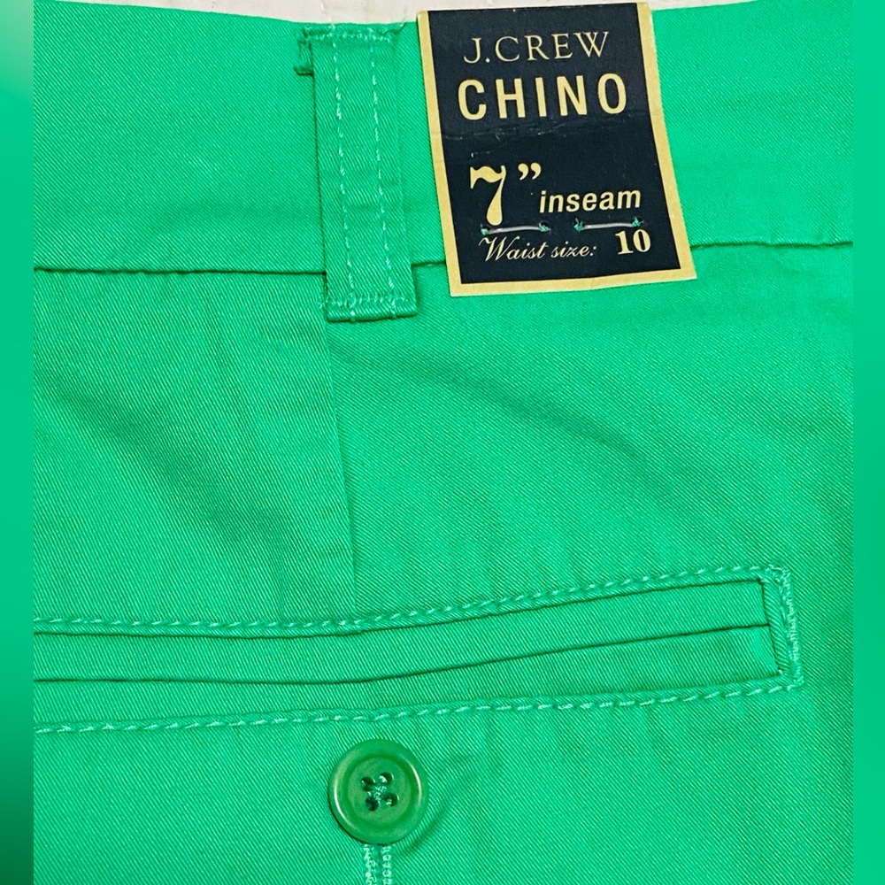 J. Crew chino 7” Women's Green shorts - Picture 4 of 7